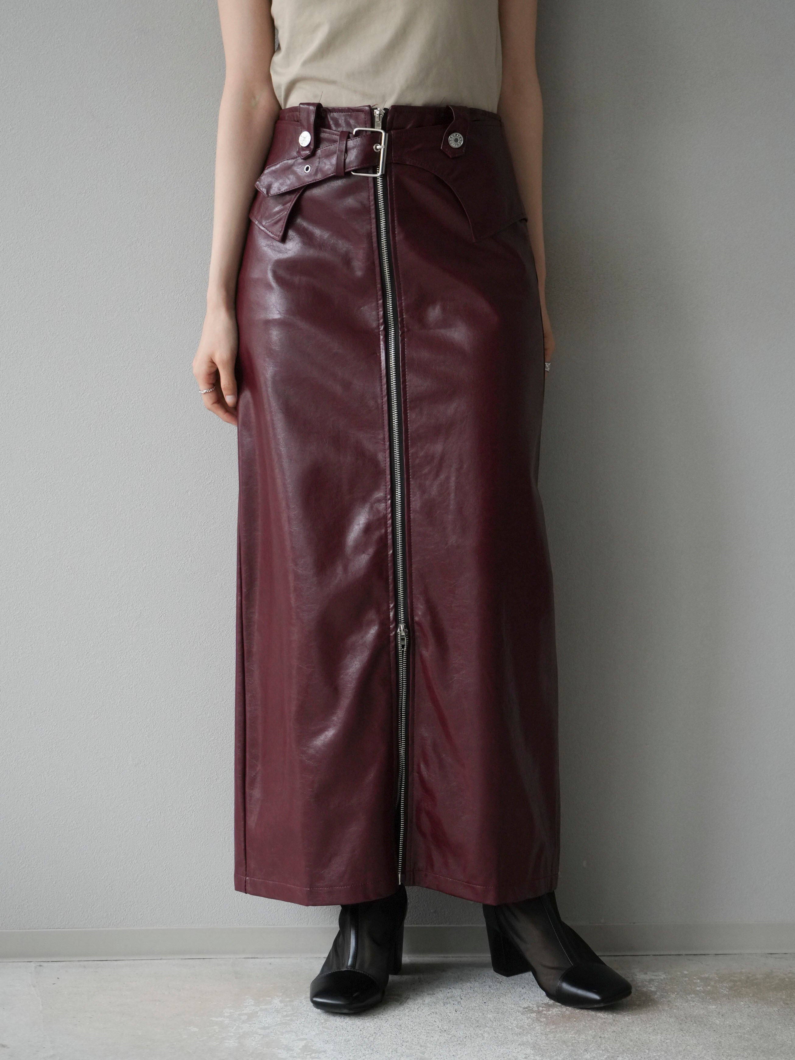 Tibi ベルテッド　スカート tibi（ティビ）の「Tibi - ベルテッド チェックスカート - women