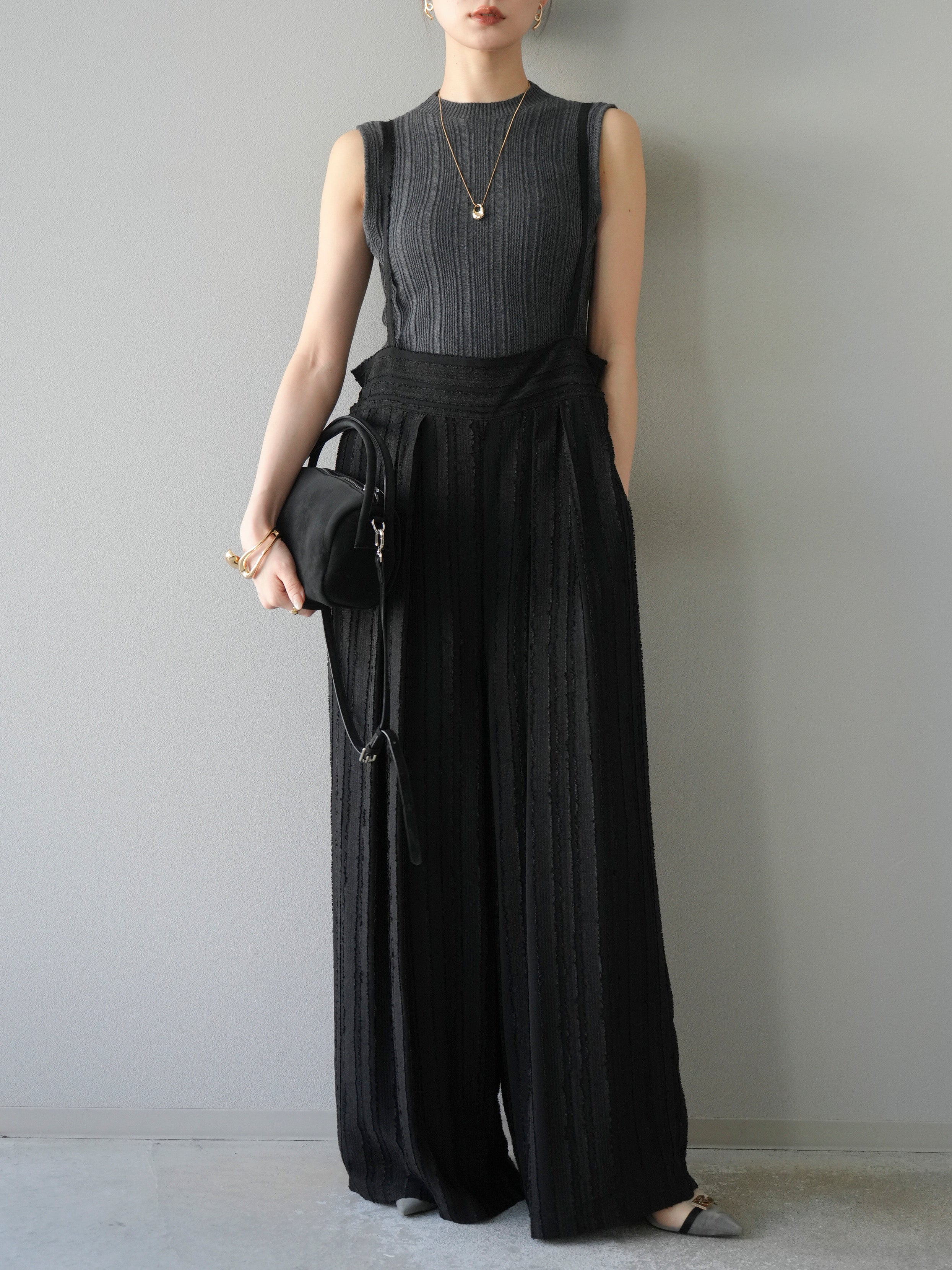 新品　ダイアグラム　ドレスサロペット　水色　ジャガード織 新品 ダイアグラム ドレスサロペット 水色 ジャガード織