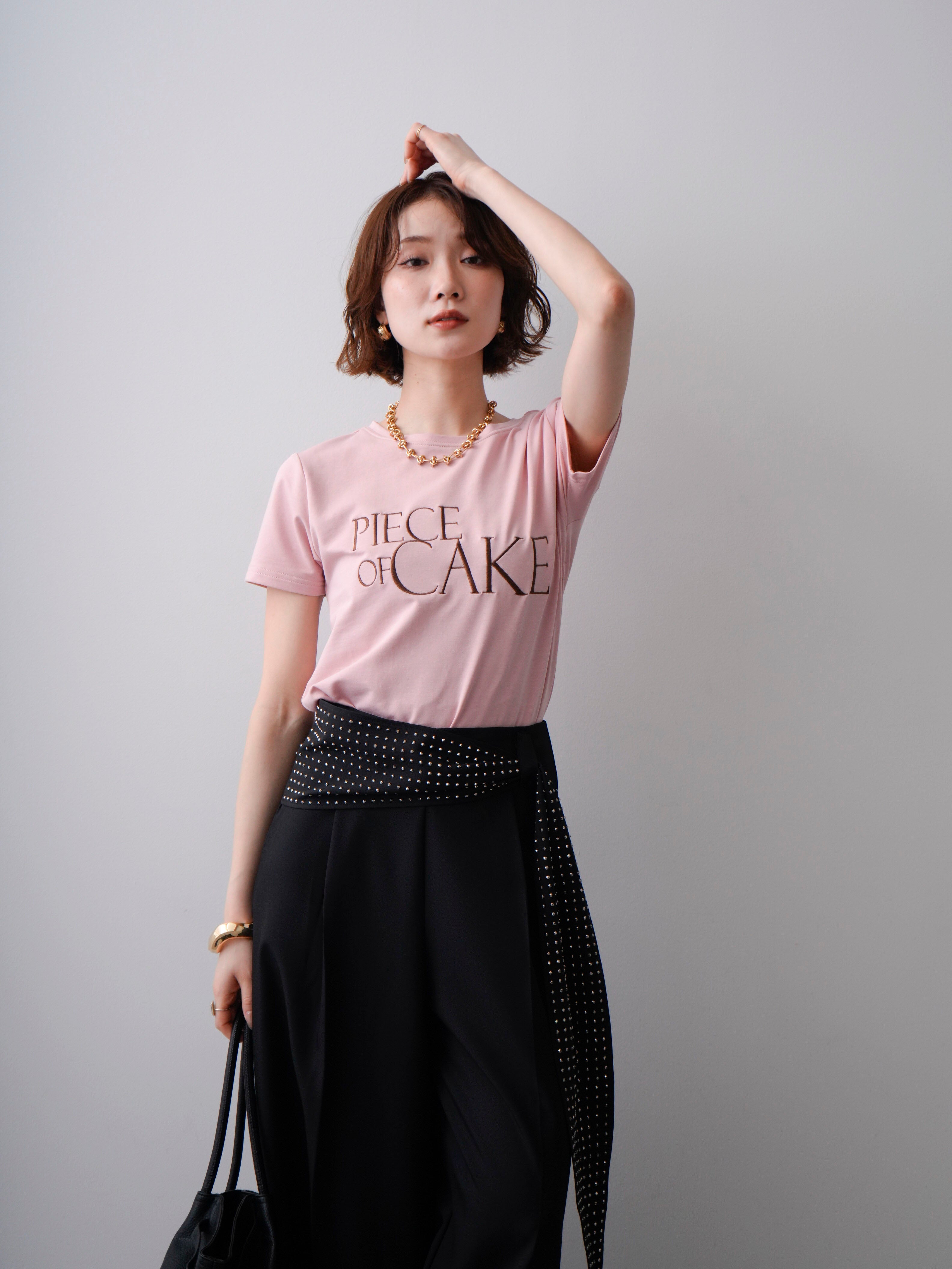 予約]刺繍ロゴTEE/pink – Lumier