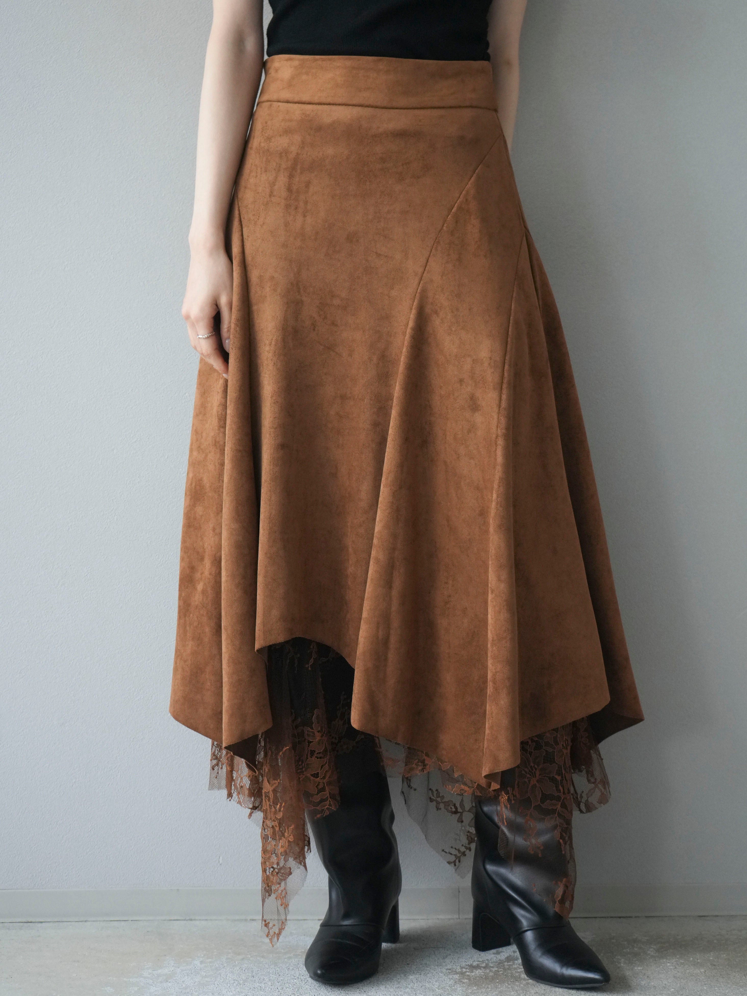 新品未使用　ADORE キャメル　ロングスカート　38 ロング丈マーメイドスカート-ドレスレンタル-16avenue