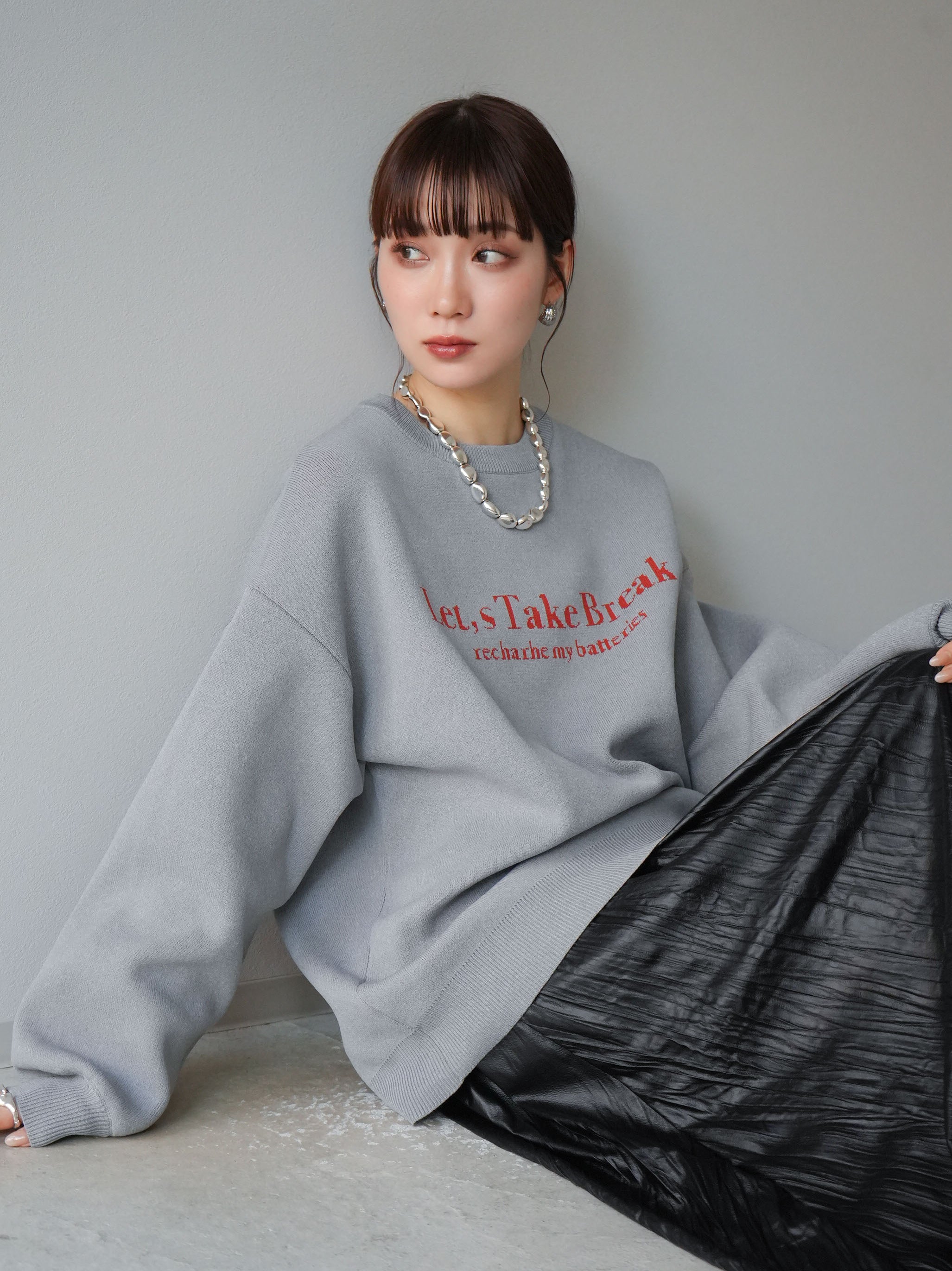 BURBERRY グレーロゴ入りニットワンピ14Y164cm 最 安値 でベビー・キッズ - BURBERRY グレーロゴ入りニットワンピ