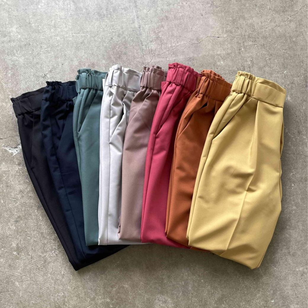 【1点買うともう1点がタダ！】¥6,930でイージーテーパードパンツを2点GET！