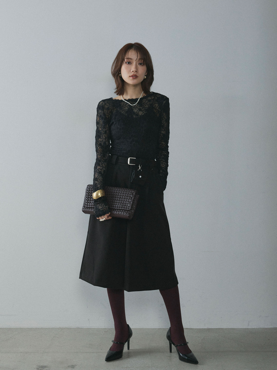 【Allure】[SET]バックオープンレーストップス+バックオープンレーストップス(2set)