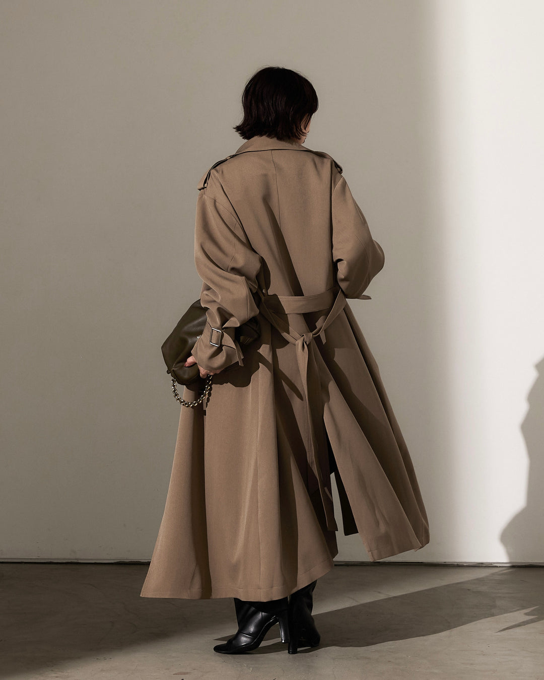 [予約]オーバートレンチコート/beige