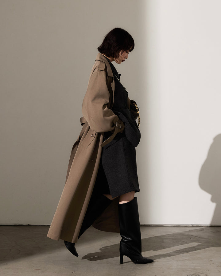 [予約]オーバートレンチコート/beige