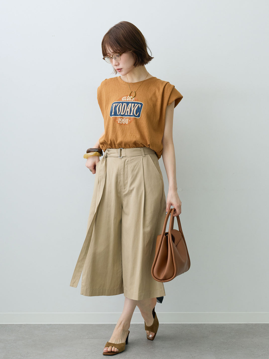 [SET]ヴィンテージロゴドロストTEE+選べるアクセセット(2set)