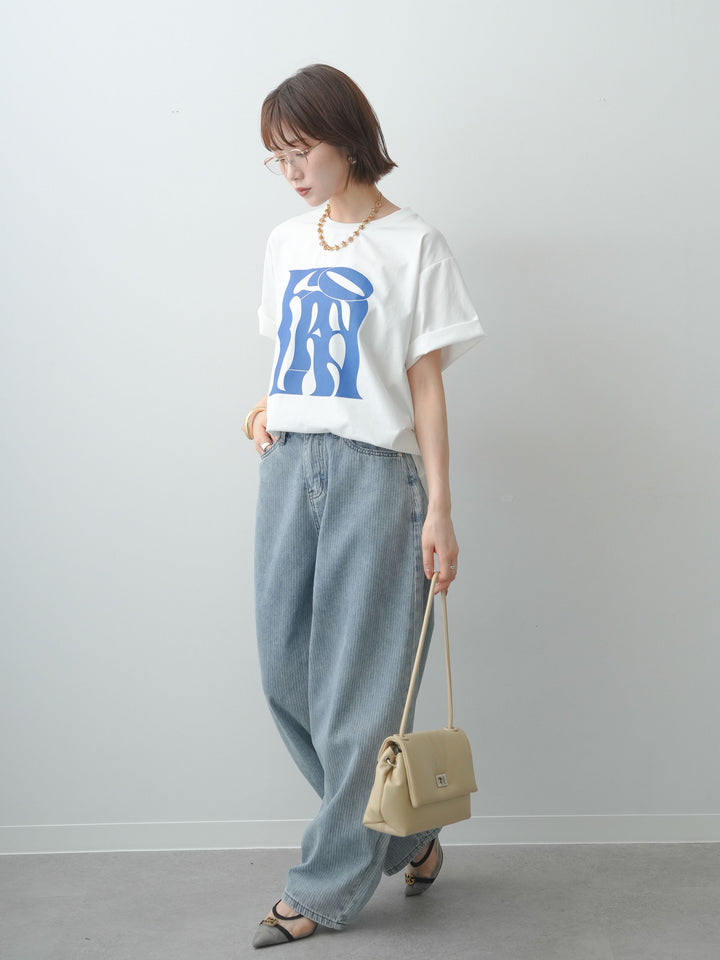 [SET]クールタッチアートロゴオーバーTEE+クールタッチアートロゴオーバーTEE(2set)
