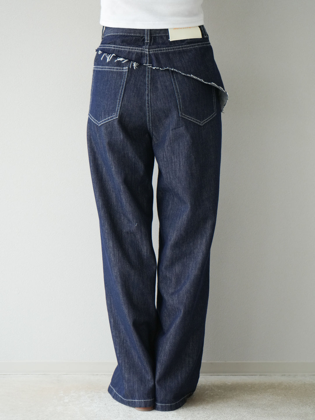 【預購】提臀牛仔褲/深藍色