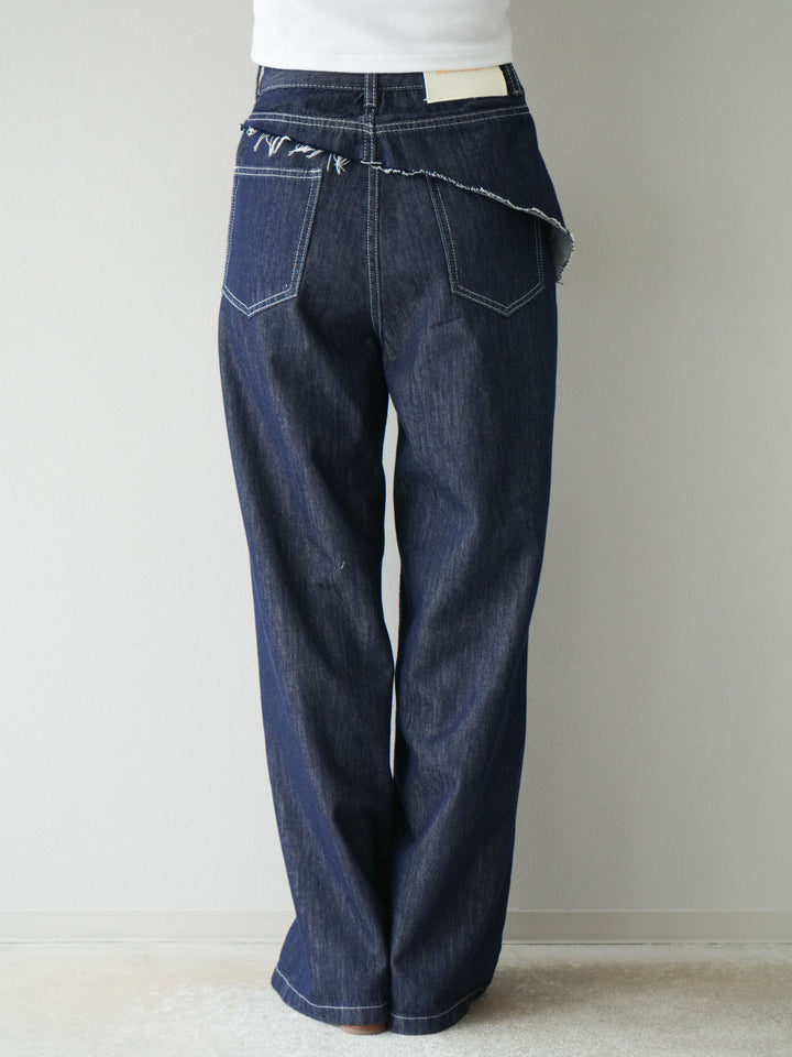 【預購】提臀牛仔褲/深藍色