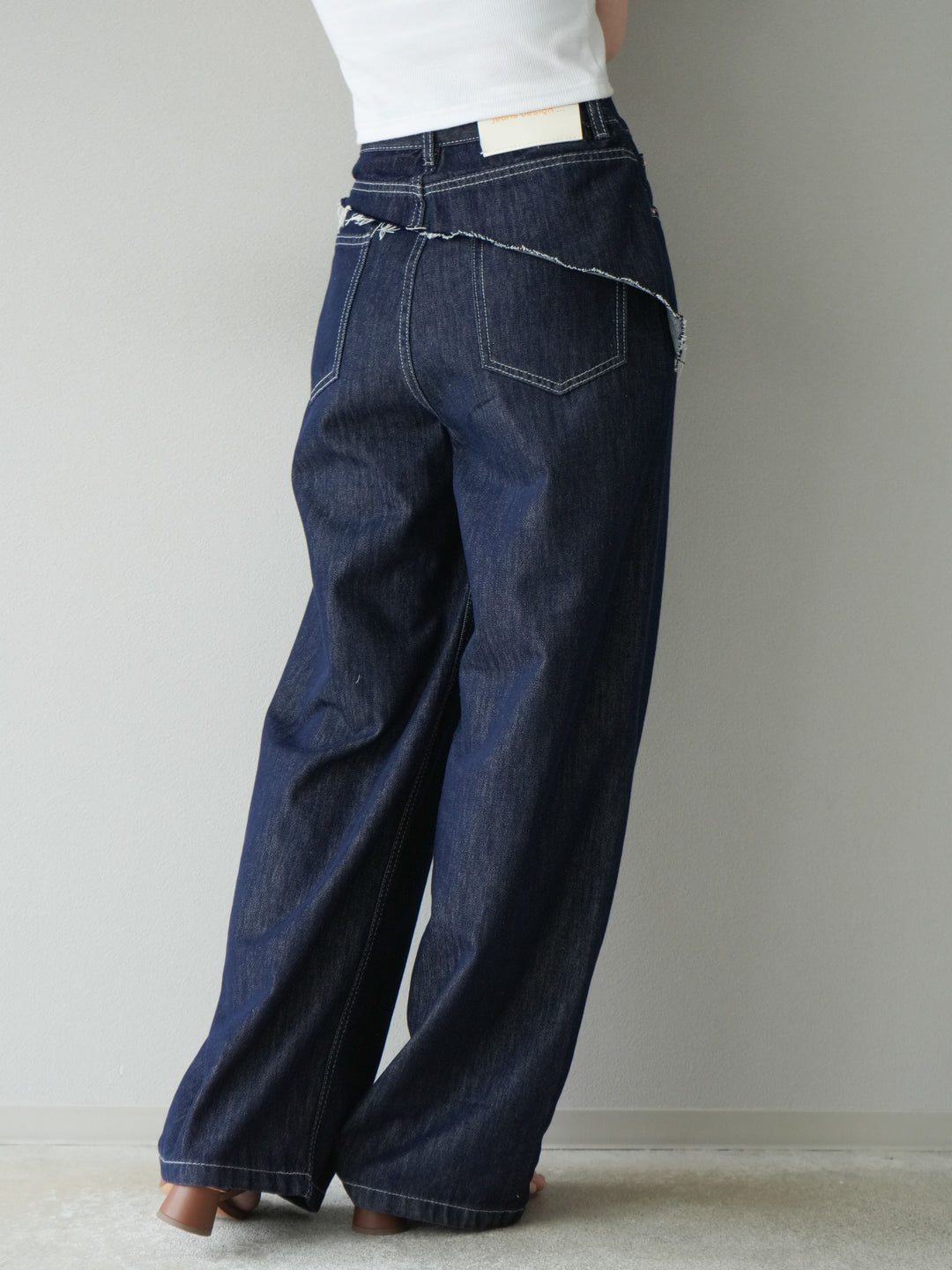 【預購】提臀牛仔褲/深藍色