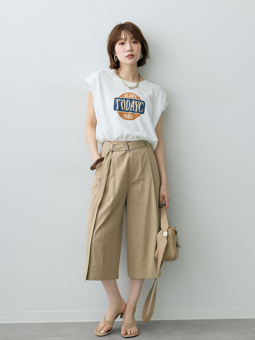 [SET]ヴィンテージロゴドロストTEE+選べるアクセセット(2set)