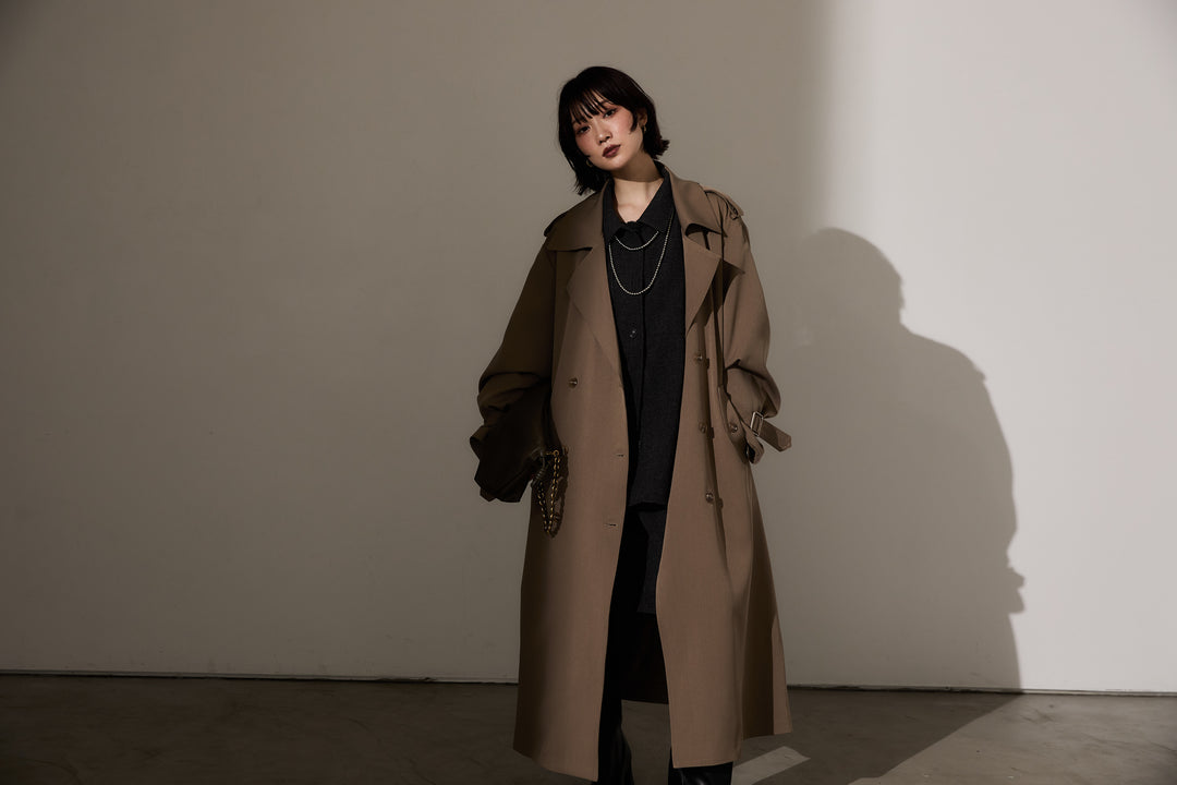 [予約]オーバートレンチコート/beige
