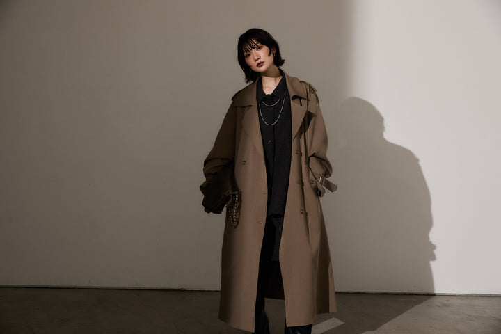 [予約]オーバートレンチコート/beige