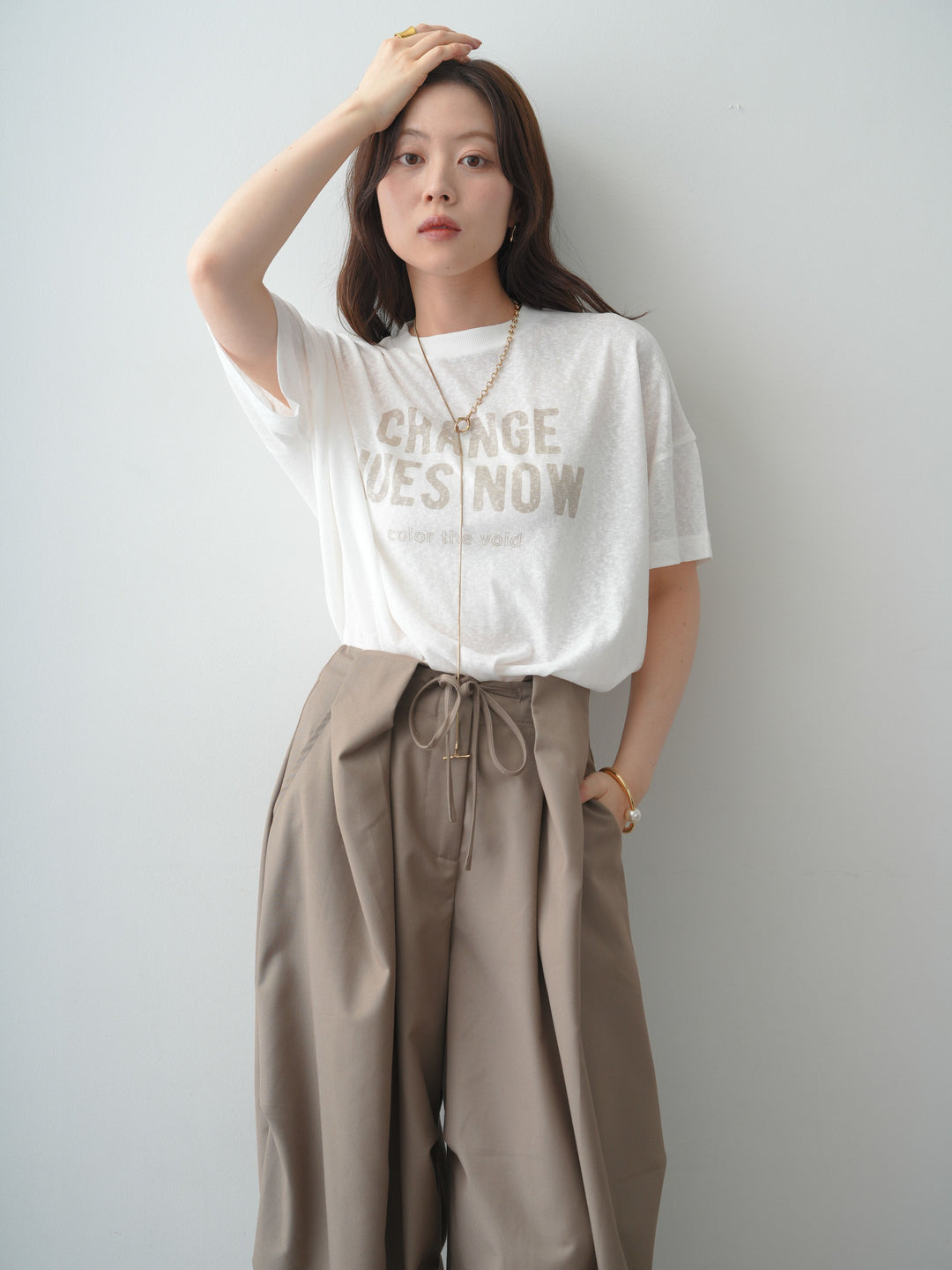 [予約]シアースラブロゴワイドTEE/offwhite