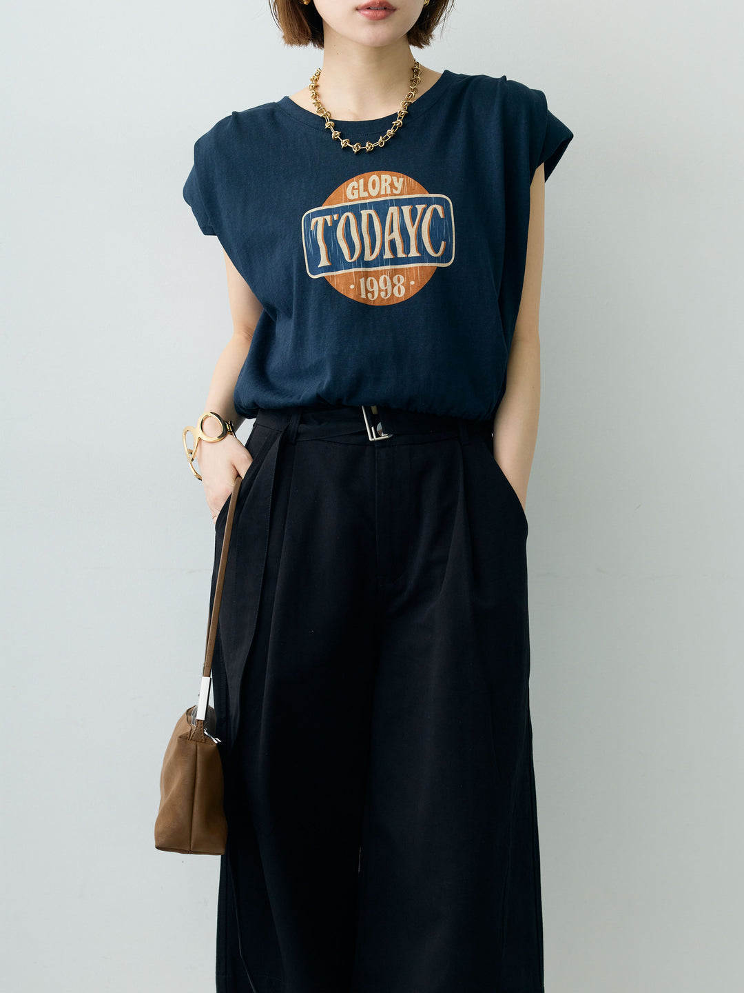 [SET]ヴィンテージロゴドロストTEE+ヴィンテージロゴドロストTEE(2set)
