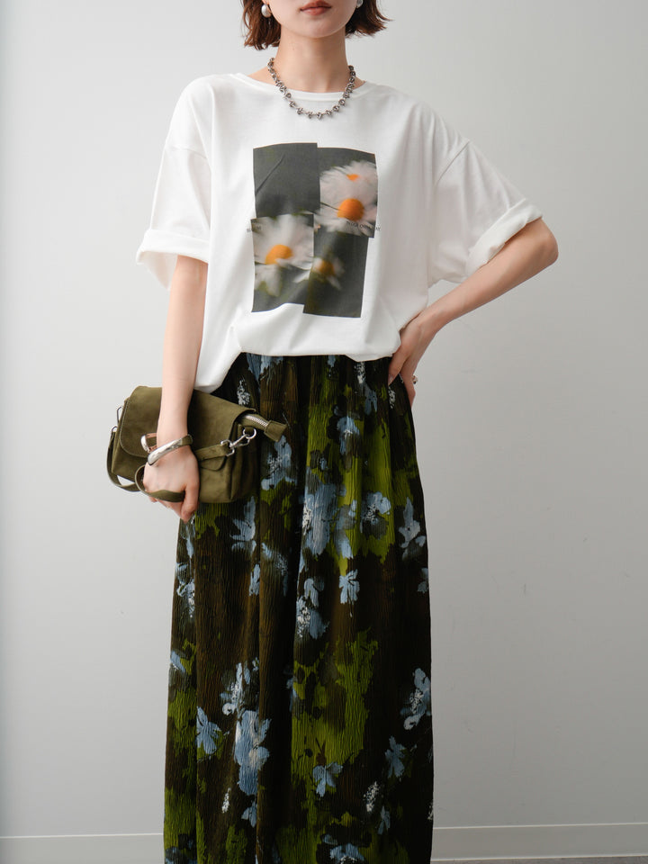 [SET]フラワーフォトTEE+選べるアクセセット(2set)