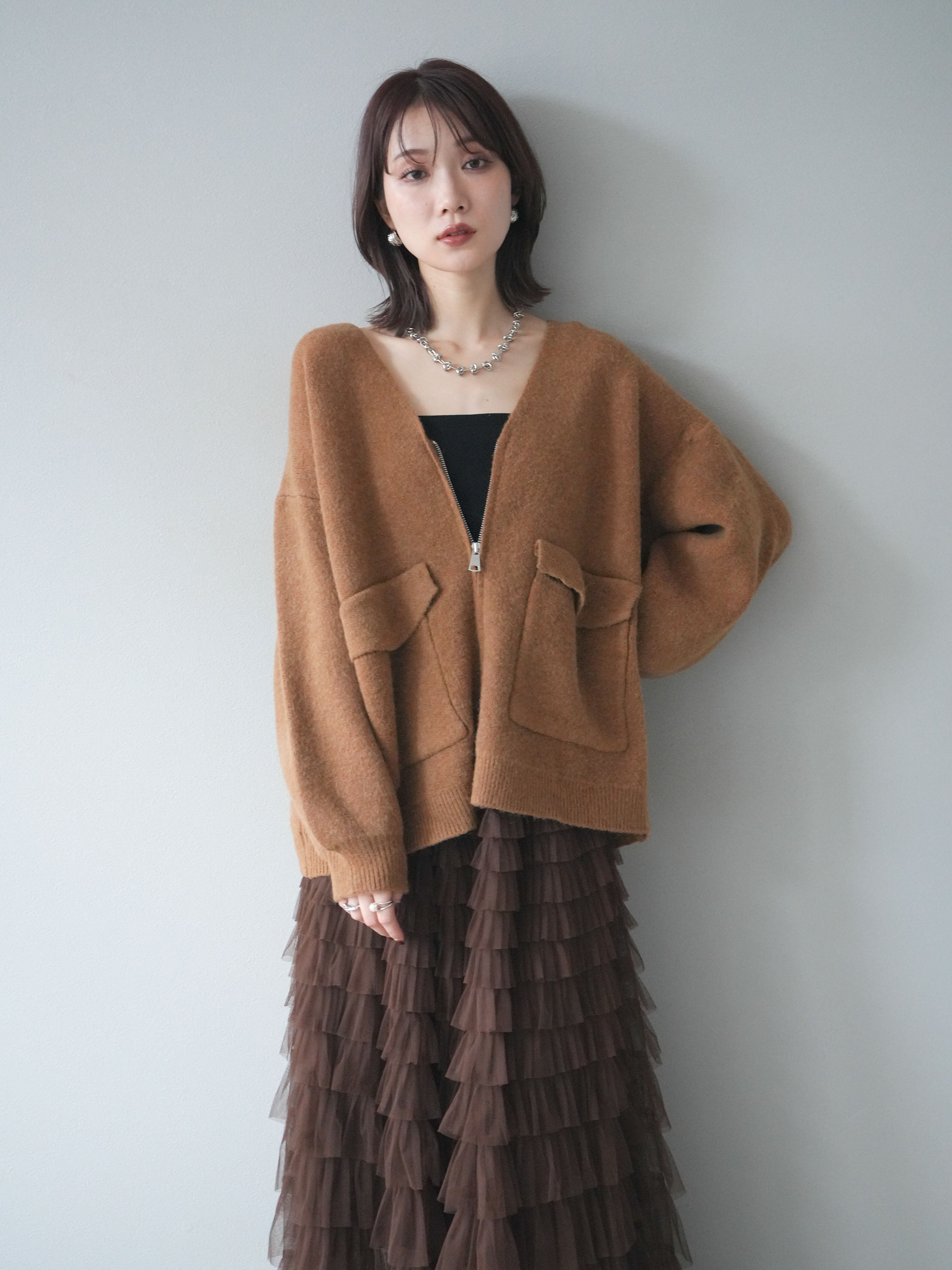 ☆美品☆GUCCI ロングニット カーディガン キャメル ベルト ホースビット キャメル混ロングニットカーディガン 08mab : W Pocket - 通販