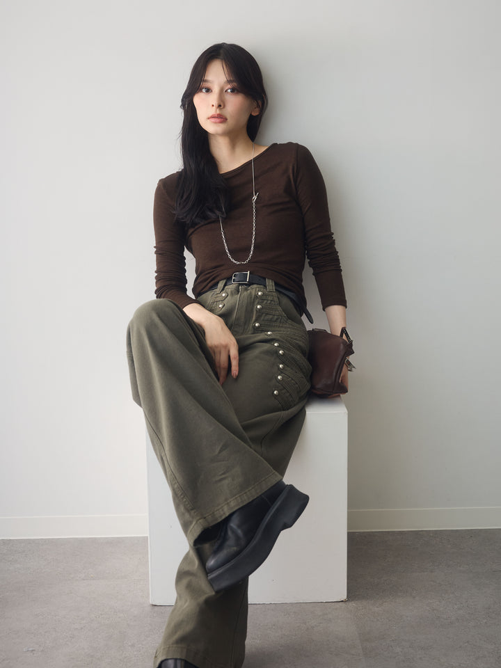 [SET]バックレーストップス+バックレーストップス(2set)