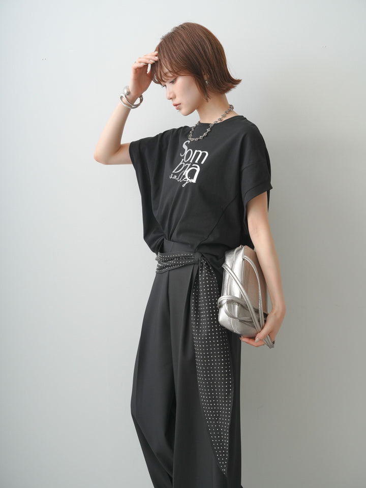 [SET]立体ロゴエンボスTEE +選べるアクセセット(2set)