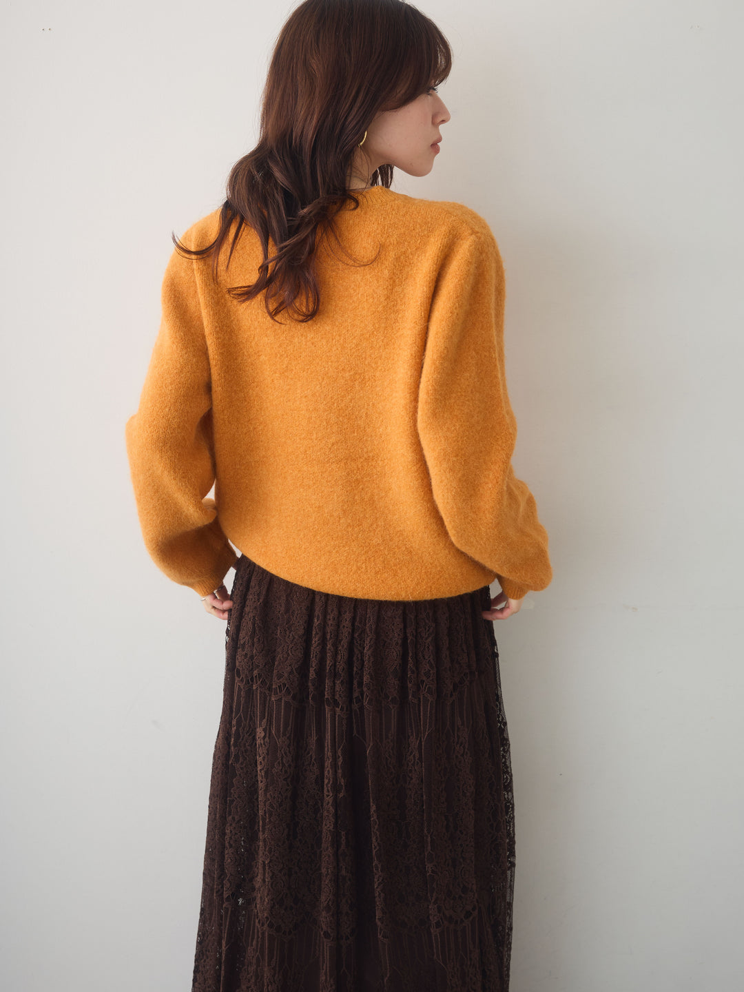 [SET]ソフトヘアリークルーネックニットトップス+ソフトヘアリークルーネックニットトップス(2set)