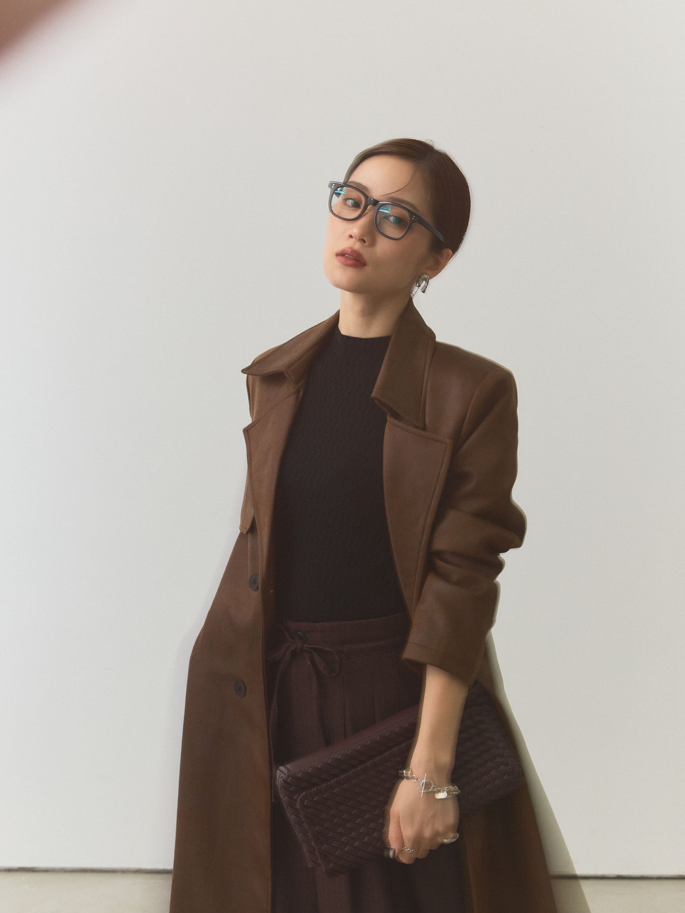 BERLUTI ブラウンレザートレンチコート 010_b2e37334-f3b3-4f0d-87cc-