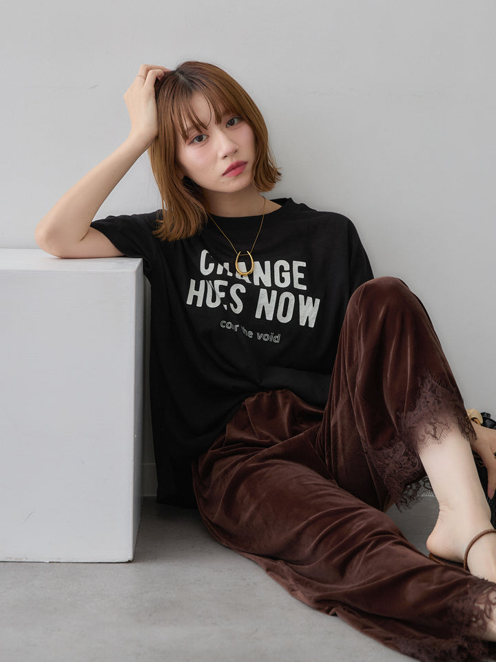 [SET]シアースラブロゴワイドTEE+シアースラブロゴワイドTEE(2set)