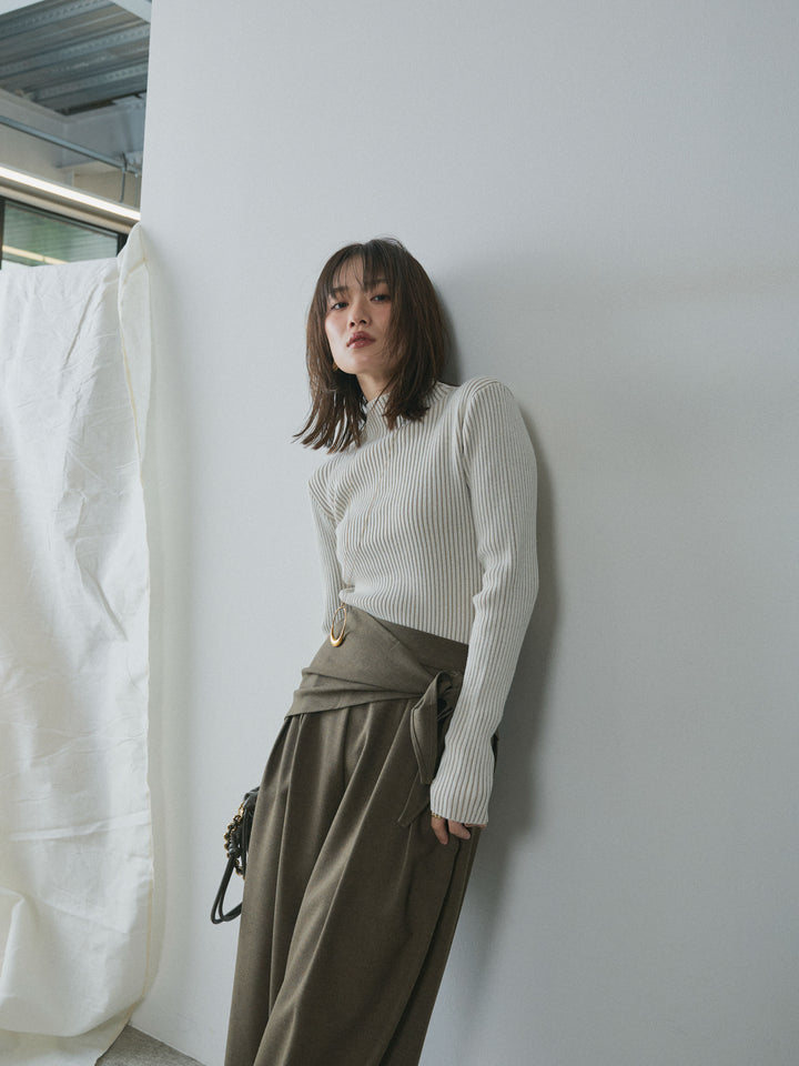 【Allure】[SET]プレーティングハイネックプルオーバー+プレーティングハイネックプルオーバー(2set)