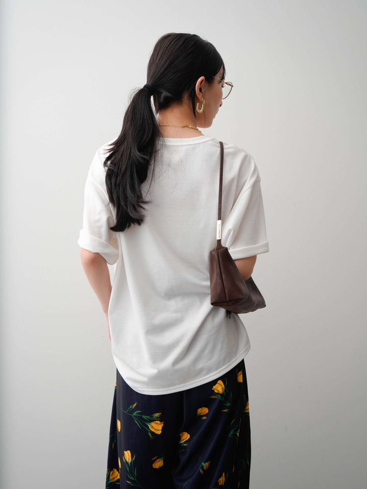 【着回しセット】フラワーフォトTEE+フラワープリントドレープタックパンツ+フラワープリントIラインギャザースカート(3set)