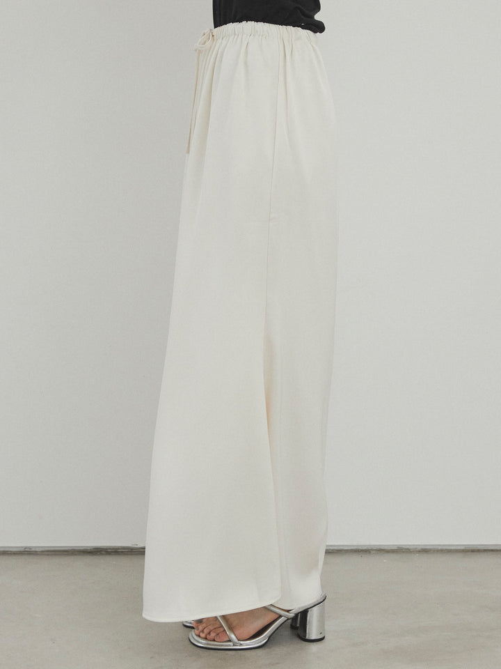 [予約]リラックスナロースカート/アイボリー