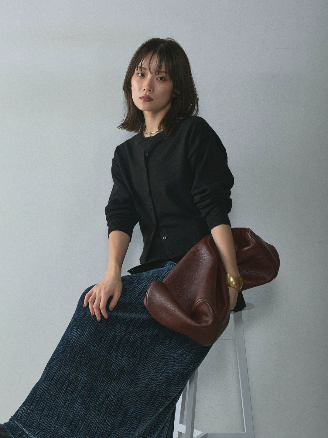 【Allure】[SET]2WAYビスチェアンサンブルカーディガン+2WAYビスチェアンサンブルカーディガン(2set)