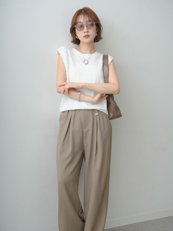 [SET]ホイップフリルフレンチTEE+選べるアクセセット(2set)