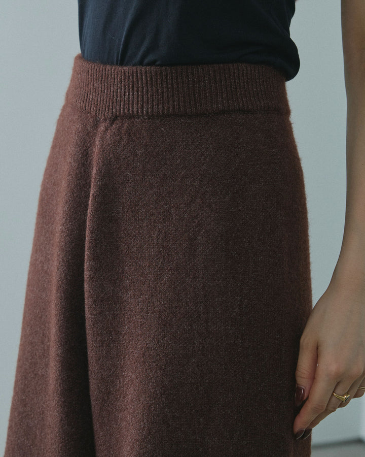 【Allure】[SET]ニットベアトップ＆ワイドパンツSET UP+ニットロングガウン(2set)