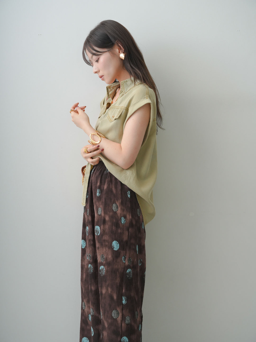 [予約]ヴィンテージウォッシュフレンチシャツ/beige