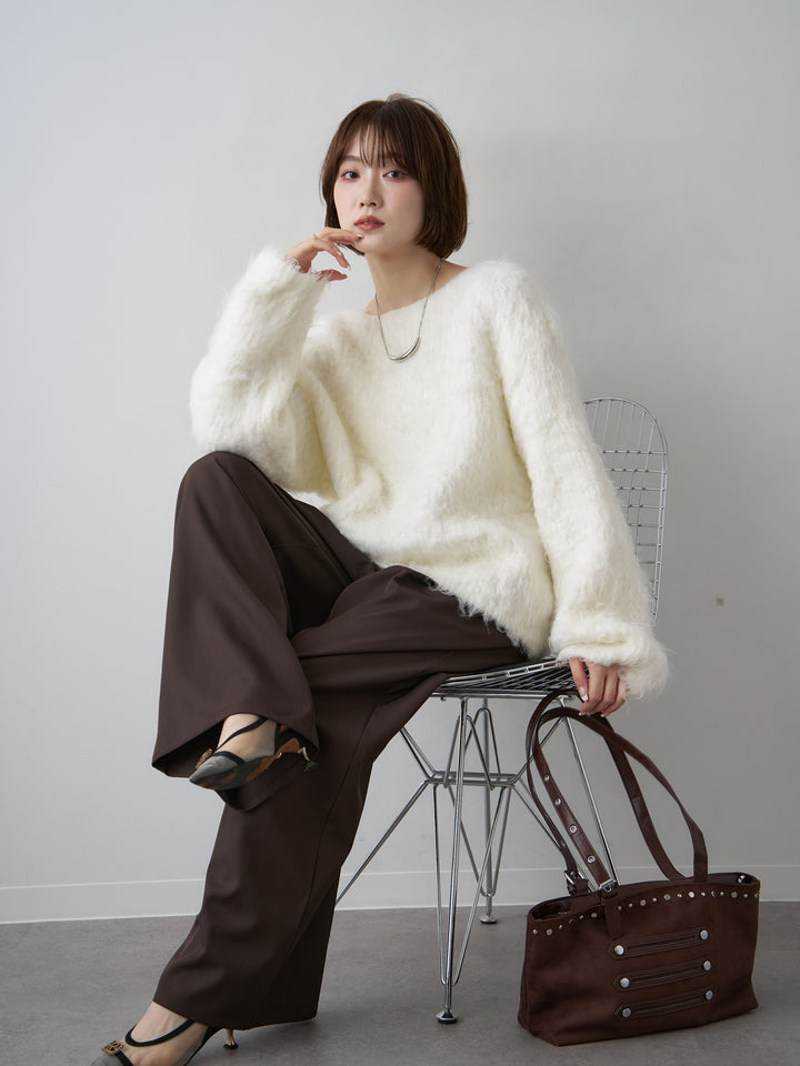 [SET]フェザーシャギーボックスプルオーバー+フェザーシャギーボックスプルオーバー(2set)