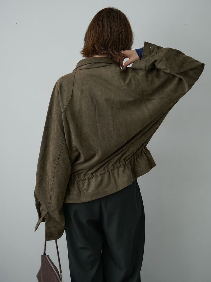 [SET]スウェードタッチチェストポケットデザインジャケット+スウェードタッチチェストポケットデザインジャケット(2set)