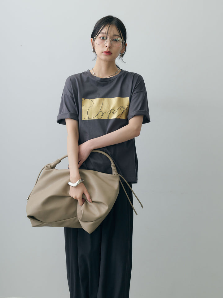 [SET]箔プリントボックスTEE+選べるアクセセット(2set)
