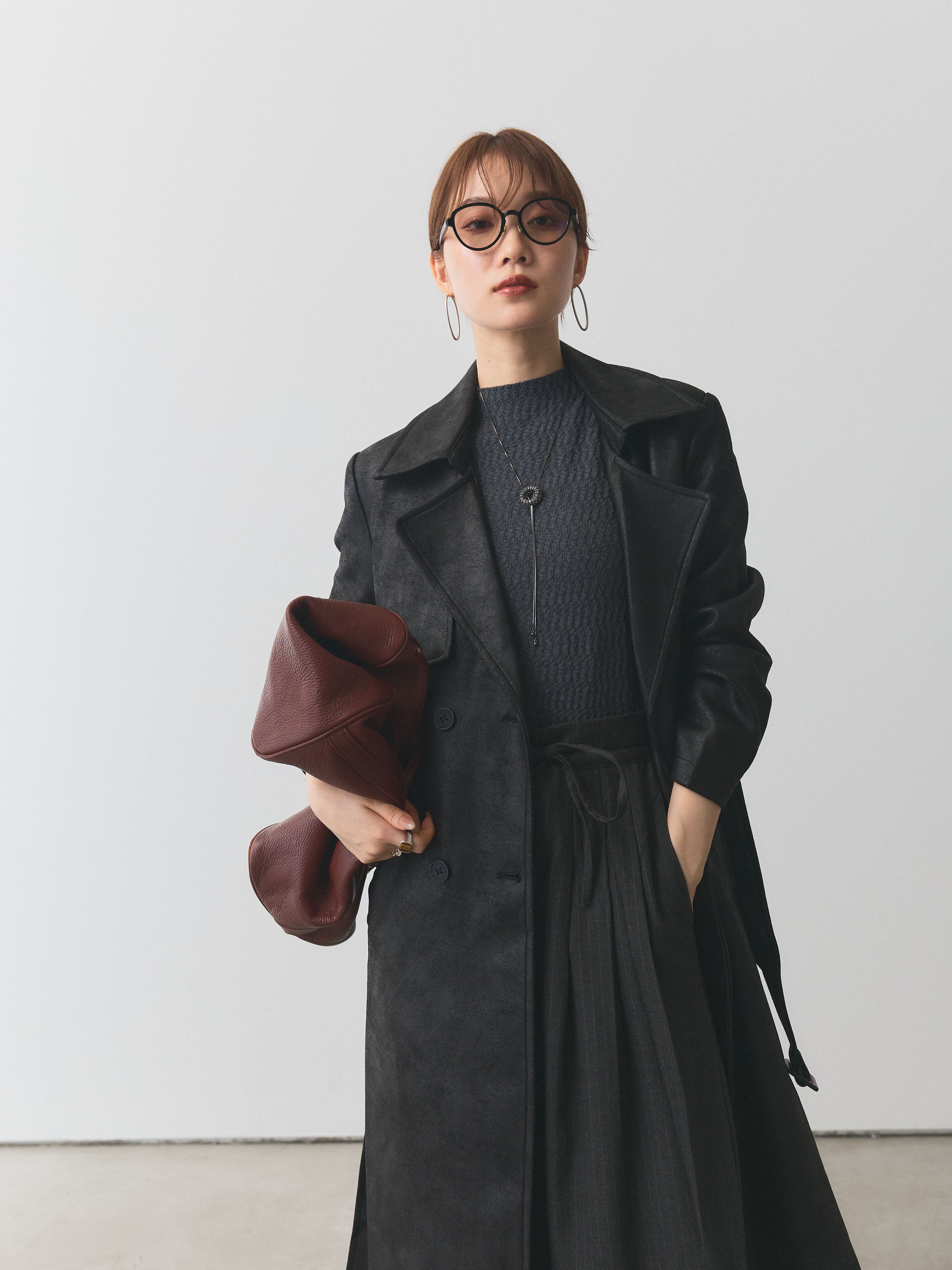 【美品】beautiful people ヴィンテージレザートレンチブルゾン vintage leather THE / a riders jacket size140～160 – beautiful