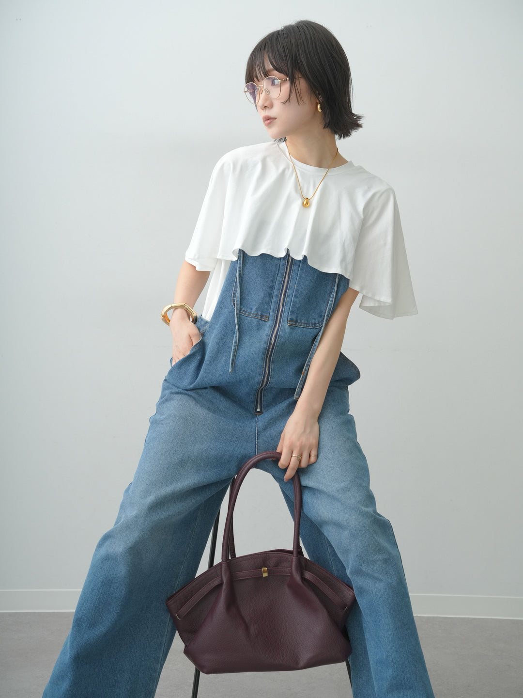 [SET]前後2wayケープTEE+前後2wayケープTEE(2set)
