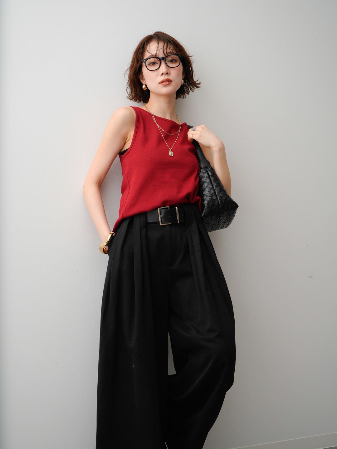 [SET]ツイストタンクトップ+ツイストタンクトップ(2set)