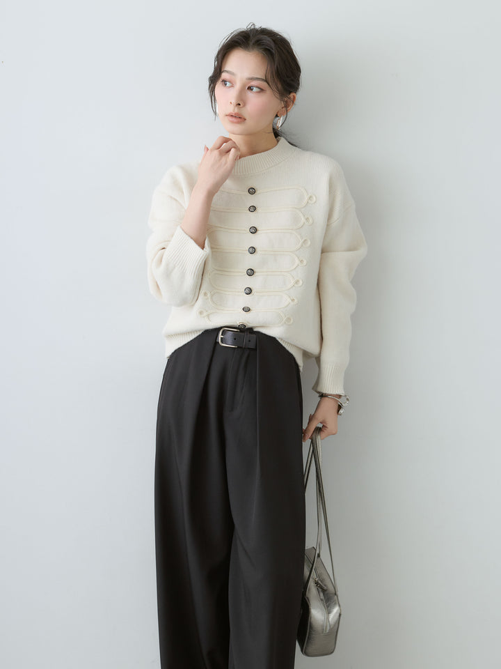 [SET]ナポレオンニットプルオーバー+ナポレオンニットプルオーバー(2set)