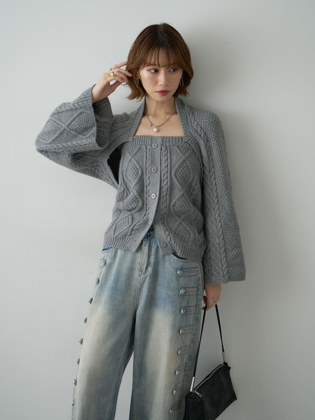 [SET]ケーブルベアトップ＆ボレロSET UP(2SET)
