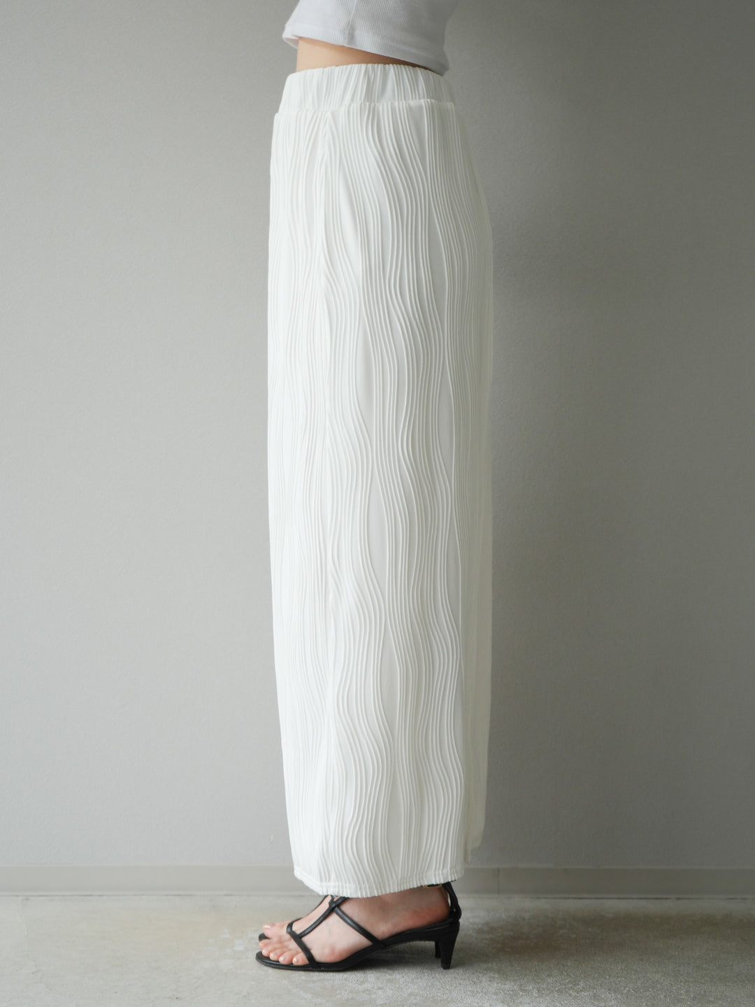 [予約]ウェーブパイピングタイトスカート/オフ