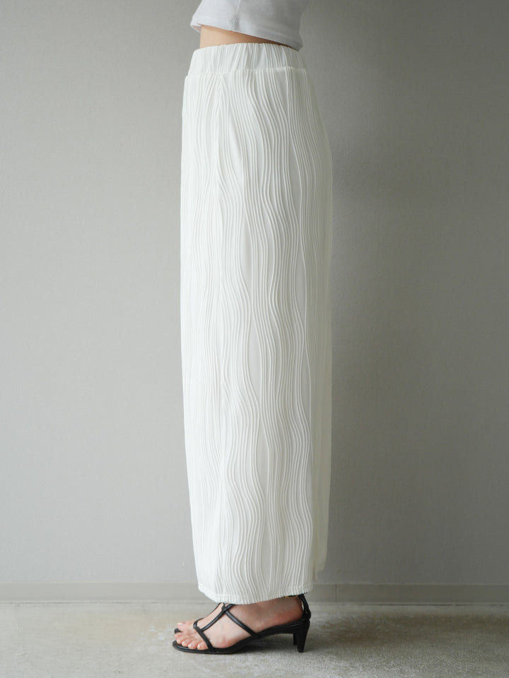 [予約]ウェーブパイピングタイトスカート/オフ