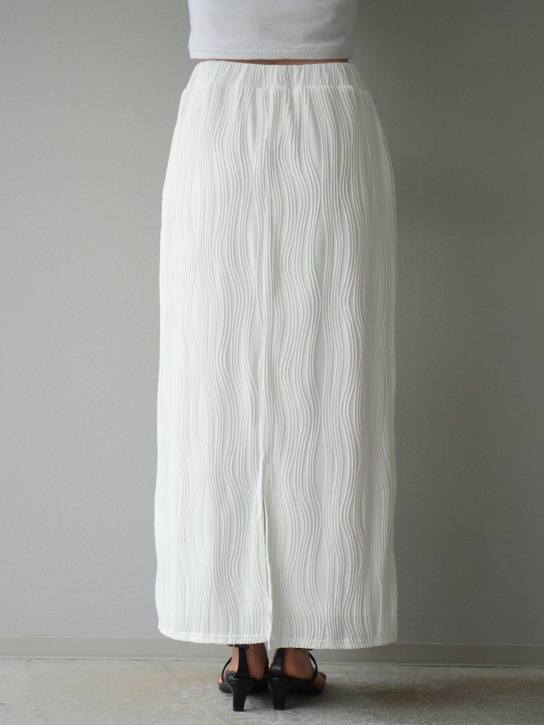 [予約]ウェーブパイピングタイトスカート/オフ