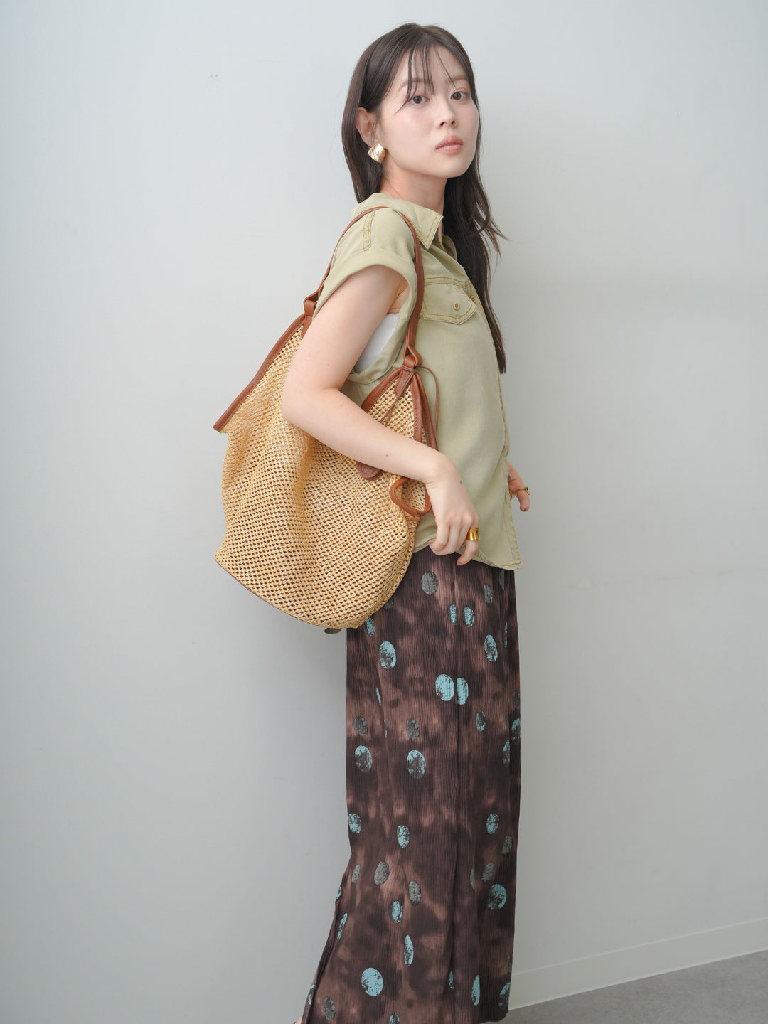 [予約]ヴィンテージウォッシュフレンチシャツ/beige