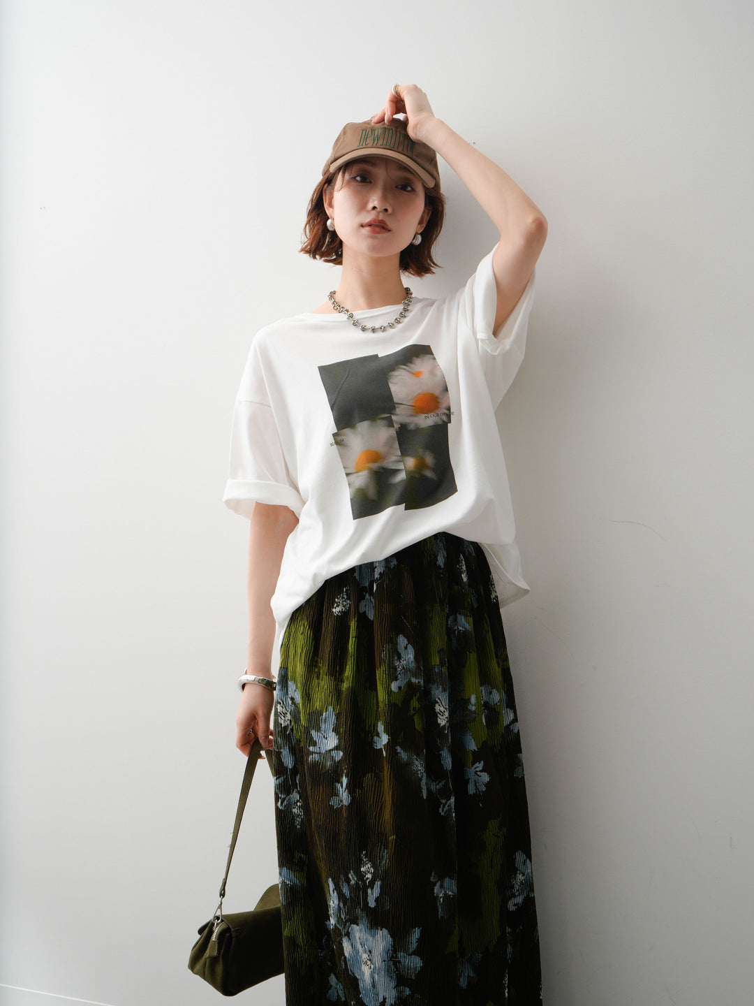 [SET]フラワーフォトTEE+選べるアクセセット(2set)