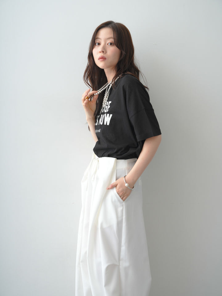 [予約]シアースラブロゴワイドTEE/black