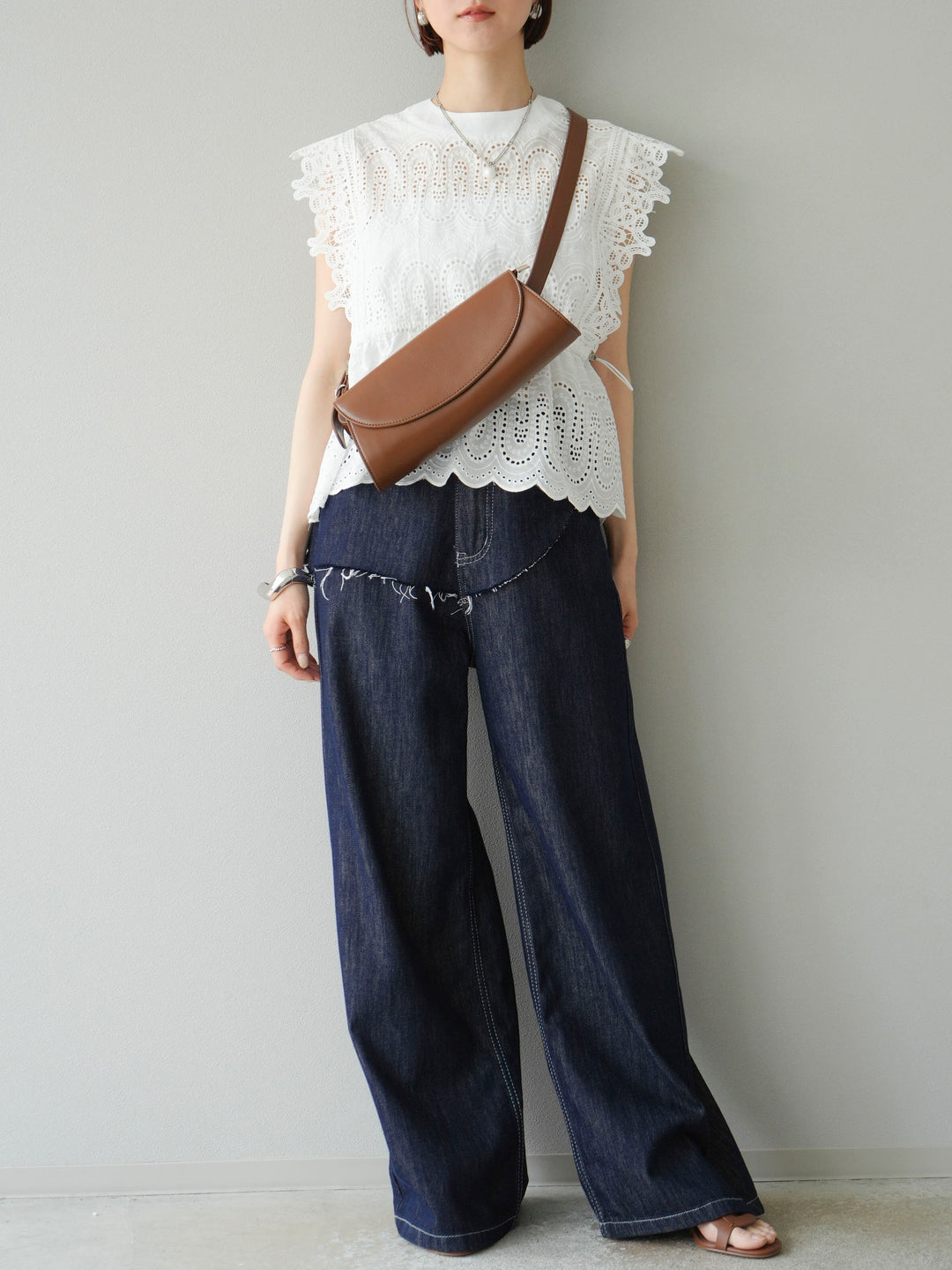 【預購】提臀牛仔褲/深藍色