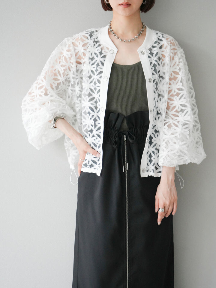 [套裝] 蕾絲透明上衣 + 選配配件套裝（2 套）