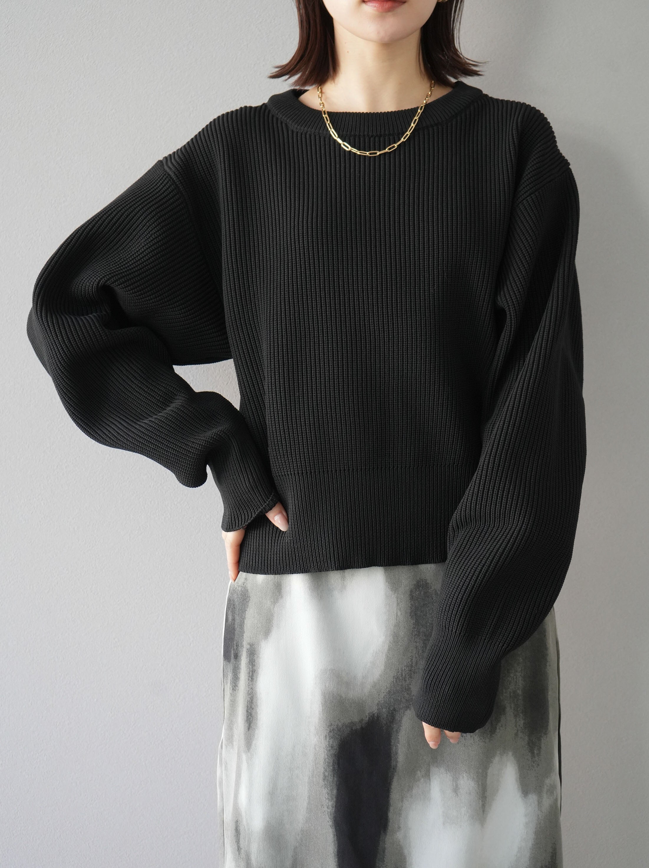 希少‼︎レザーワッペンBRIEFINGポリエステルニット 黒 メンズ S【未使用】 予約]あぜ編みポリエステルニットプルオーバー/ブラック – Lumier